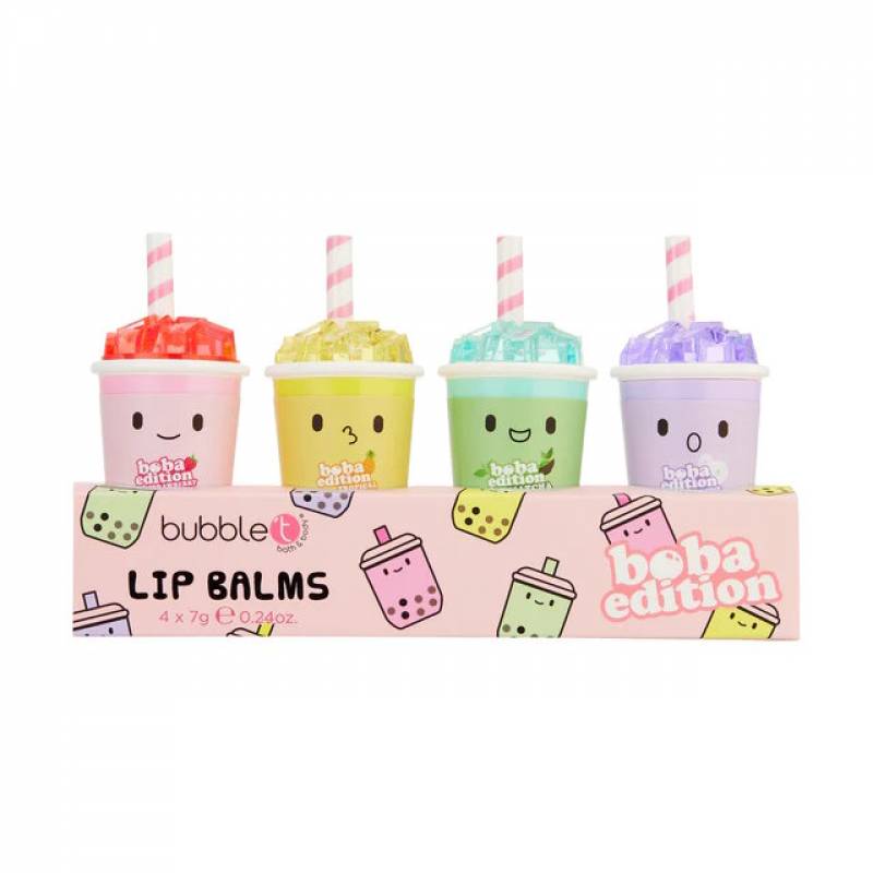 Bubble Tea Boba Lip Balm Gift Set