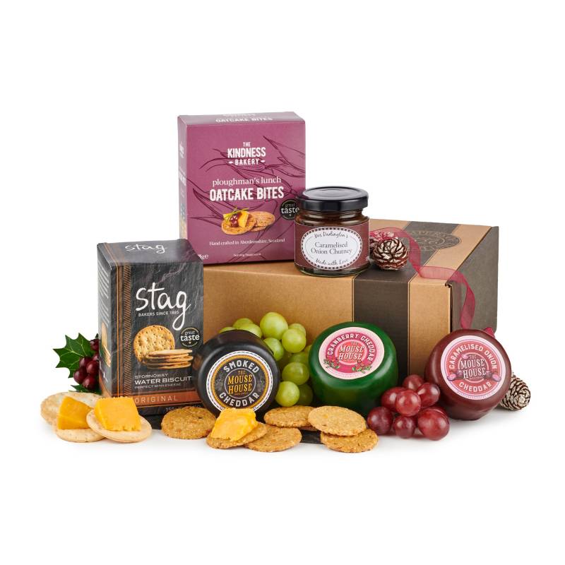 The Cheese and Nibbles Trio Hamper